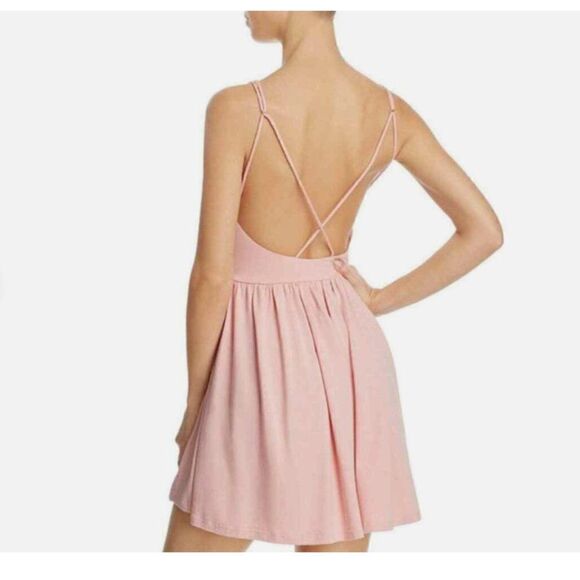 SAM EDELMAN Flowy Lacy Romper Pink Size Medium - Picture 3 of 9